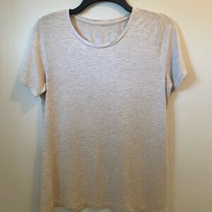 Apt. 9 Light Gray Short Sleeve Tshirt Women’s Small